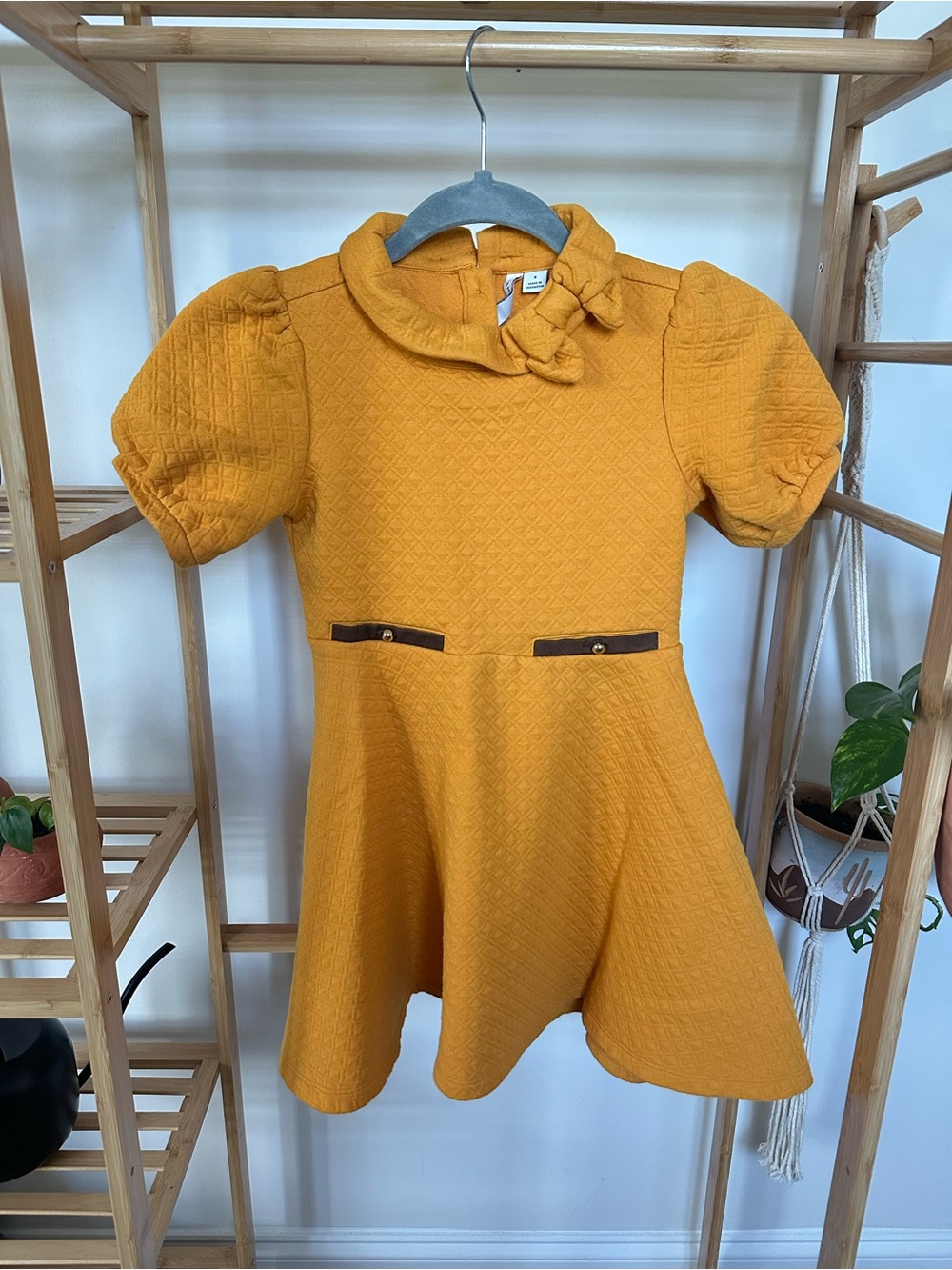Janie & Jack Quilted Girls Dress